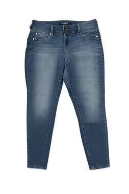 Torrid Women's Size 14R Cropped Skinny Jeans Mid Rise 3 Button Stretch Dark Wash